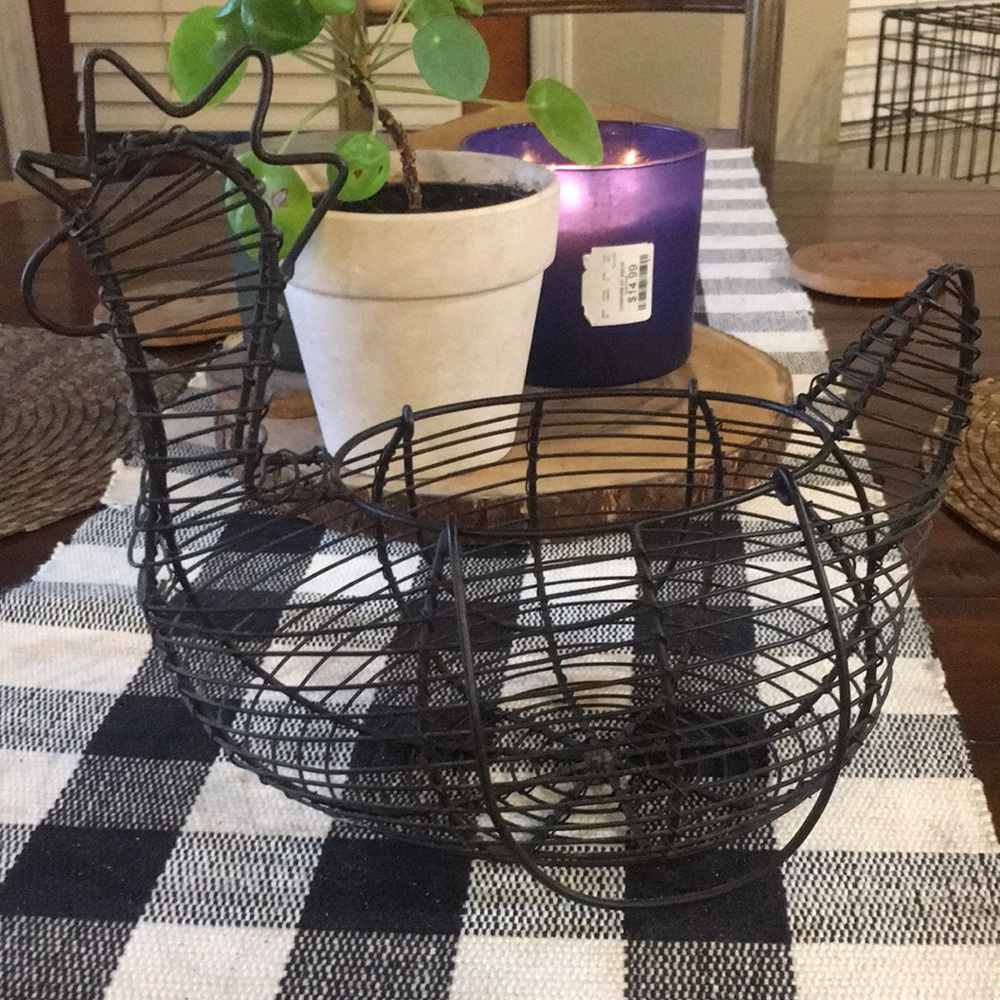 Wire chicken basket